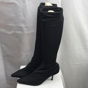 Pazzo Spandex Shaft Boots Black Sz.6.5